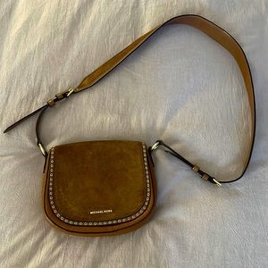 Michael Kors Leather Saddle Bag
